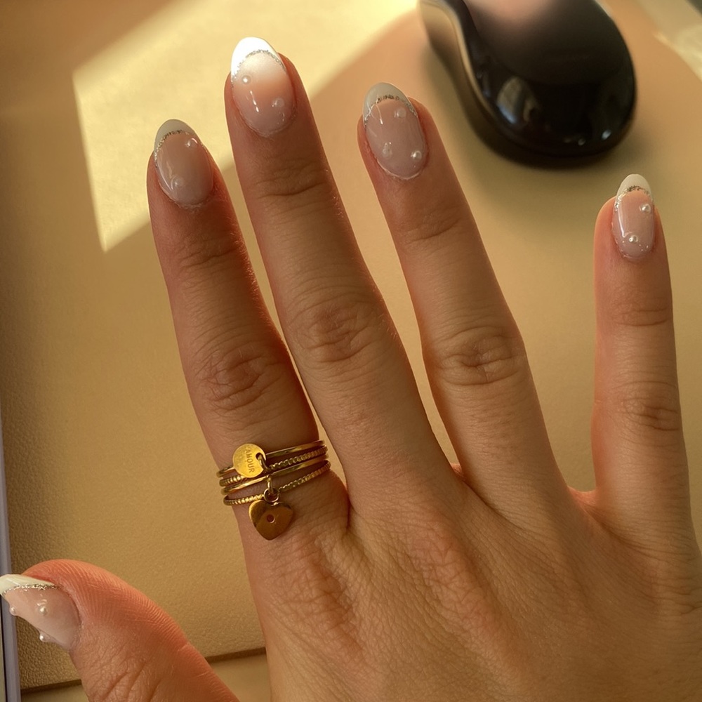 Adjustable Ring With Two Small Charms - image 3